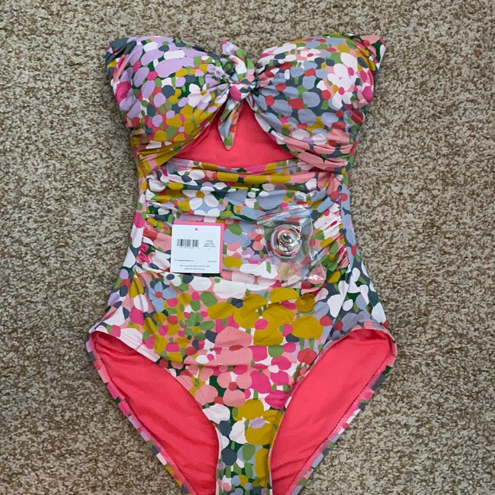 Kate spade strapless bathing suit size small